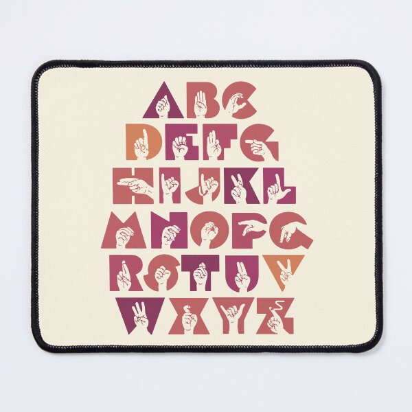 Item preview, ASL Alphabet Sign Language designed and sold by nukartDesigns.