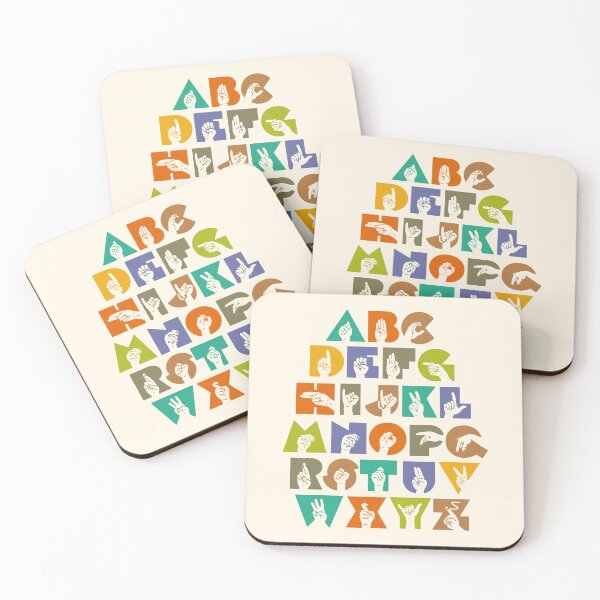Item preview, ASL Alphabet Sign Language designed and sold by nukartDesigns.
