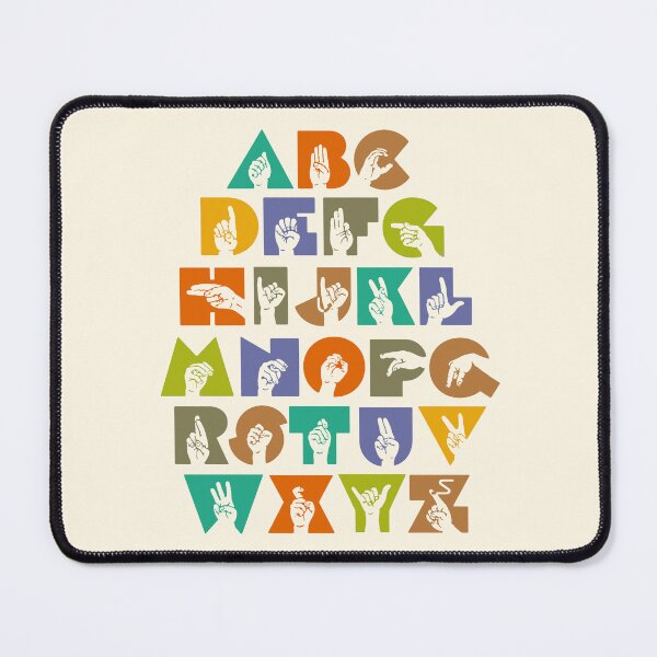 Item preview, ASL Alphabet Sign Language designed and sold by nukartDesigns.