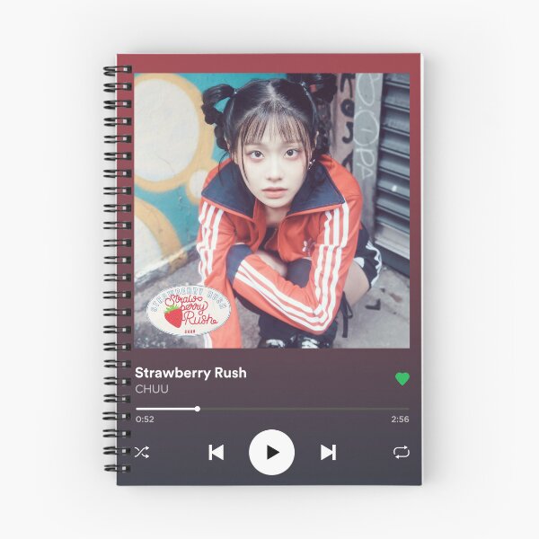 Item preview, Chuu Strawberry Rush Spotify Themed Playback Screen designed and sold by neveroneArt.