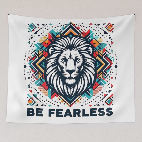 Item preview, fearless, be fearless, be brave designed and sold by TrueArtVibes.