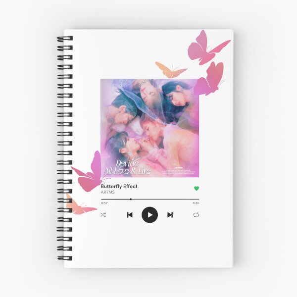 Item preview, ARTMS Butterfly Effect Spotify Themed Playback Screen designed and sold by neveroneArt.