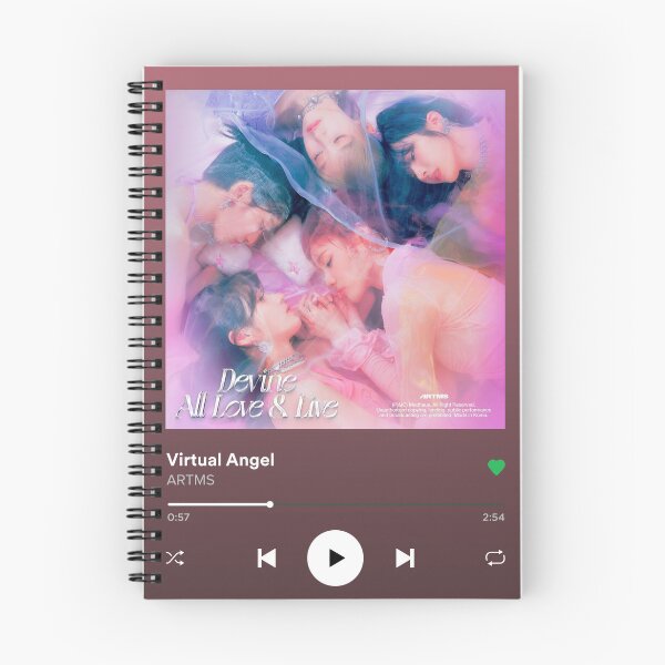 Item preview, ARTMS Virtual Angel Spotify Themed Playback Screen designed and sold by neveroneArt.