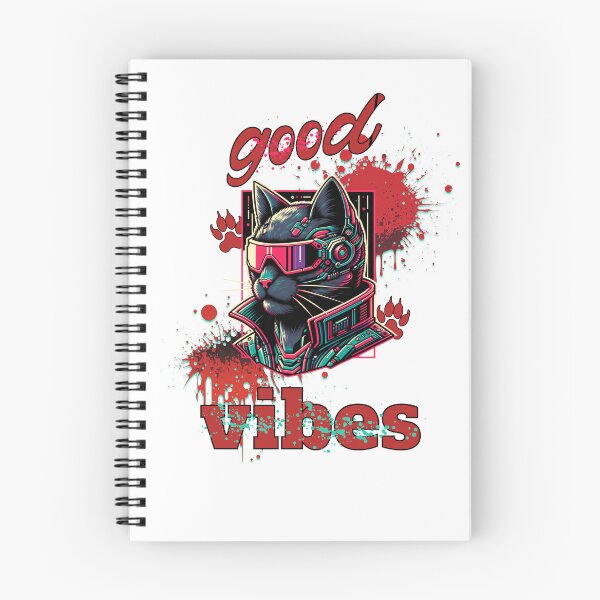 Item preview, good vibe cat t-shirt designed and sold by cbrcreatortees.