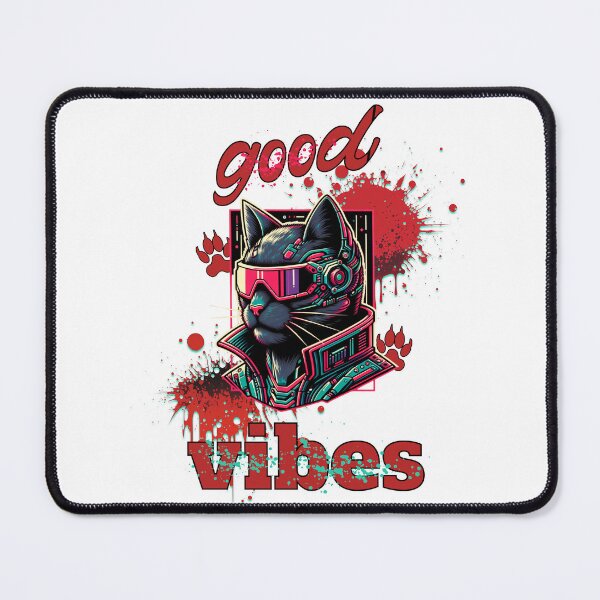 Item preview, good vibe cat t-shirt designed and sold by cbrcreatortees.