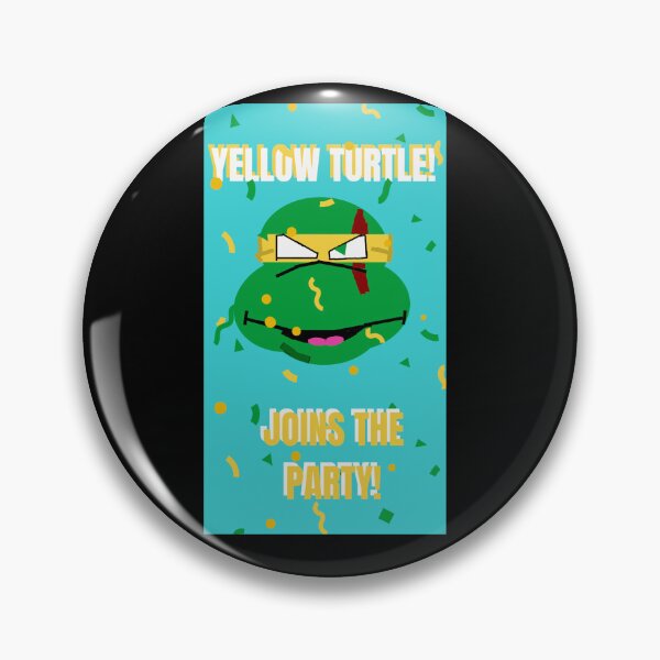Item preview, YELLOW TURTLE JOINS THE PARTY! designed and sold by GrindWardrobe.
