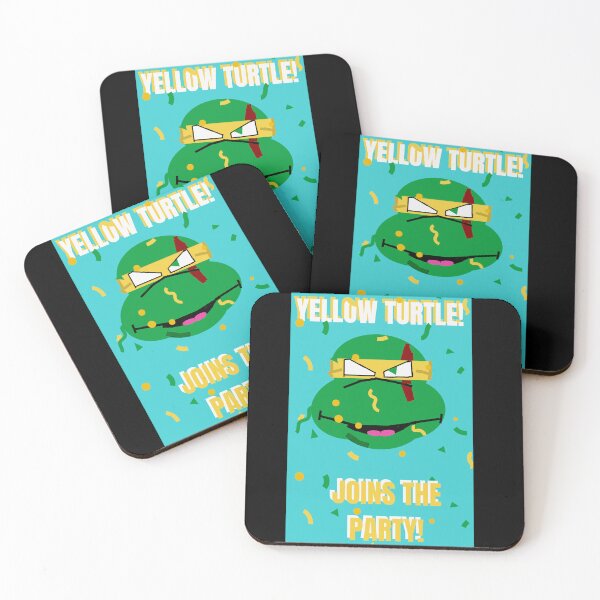 Item preview, YELLOW TURTLE JOINS THE PARTY! designed and sold by GrindWardrobe.