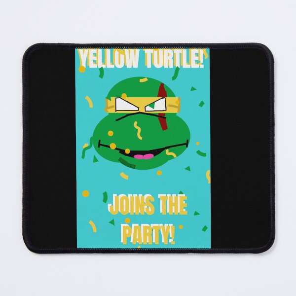 Item preview, YELLOW TURTLE JOINS THE PARTY! designed and sold by GrindWardrobe.