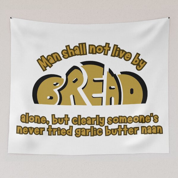 Item preview, Man Shall Not Live By Bread Alone designed and sold by GiggleGooods.