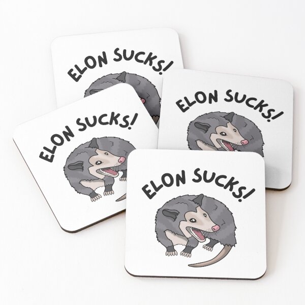 Item preview, Liberal Elon Sucks Possum- Outline designed and sold by NDeYoungLLC.