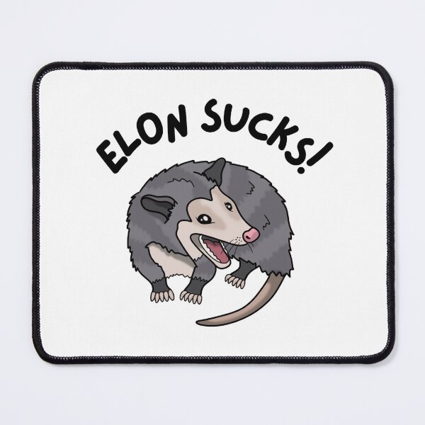 Item preview, Liberal Elon Sucks Possum- Outline designed and sold by NDeYoungLLC.