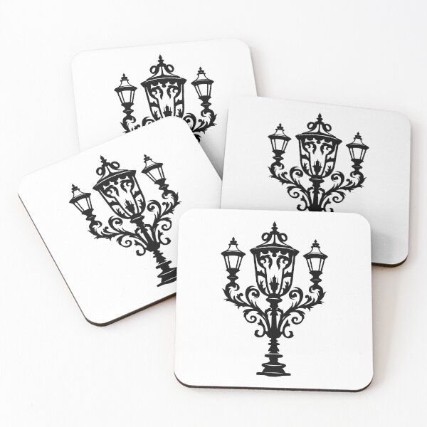 Item preview, Medieval Street Lamppost Vintage Lantern Gothic Castle designed and sold by inkoutninja.