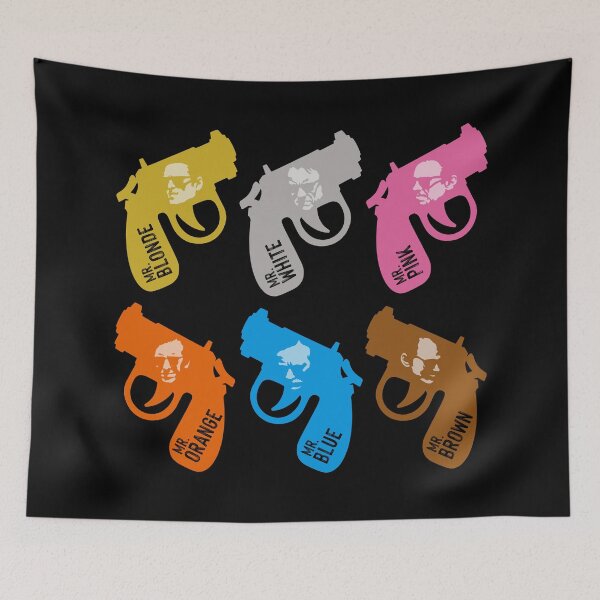 Item preview, Reservoir Dogs mister toy guns colour designed and sold by LapinMagnetik.