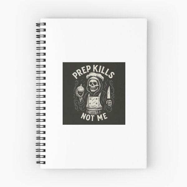 Item preview, Prep Kills, Not Me – Grim Chef Reaper Tee designed and sold by Puraculinaris.