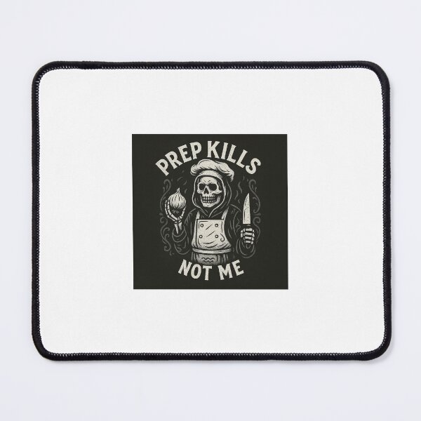 Item preview, Prep Kills, Not Me – Grim Chef Reaper Tee designed and sold by Puraculinaris.