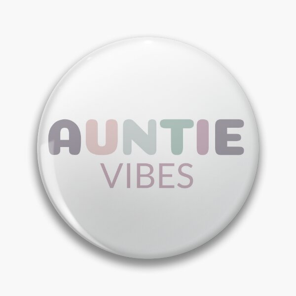 Item preview, Auntie Vibes Aesthetic Fun Quote Design designed and sold by LittleMiddleMomma.
