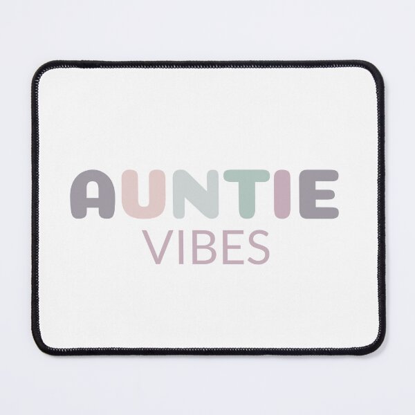 Item preview, Auntie Vibes Aesthetic Fun Quote Design designed and sold by LittleMiddleMomma.