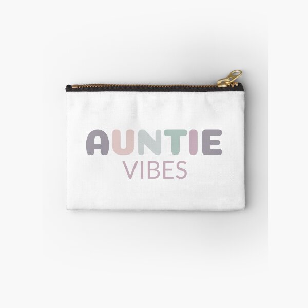Item preview, Auntie Vibes Aesthetic Fun Quote Design designed and sold by LittleMiddleMomma.