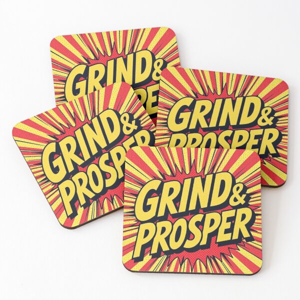 Item preview, Grind & Prosper Comic Style Motivational Design designed and sold by Grind&Prosper .