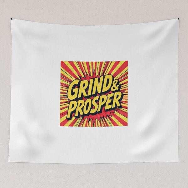 Item preview, Grind & Prosper Comic Style Motivational Design designed and sold by Grind&Prosper .