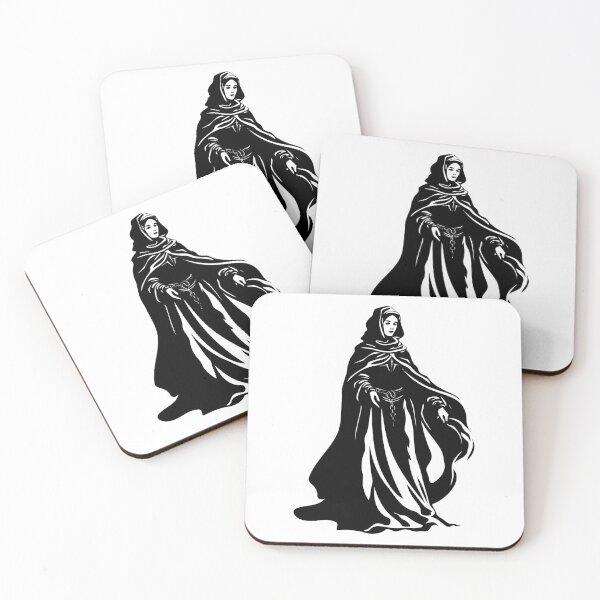 Item preview, Medieval Woman Cloaked Lady Renaissance Victorian Dress designed and sold by inkoutninja.