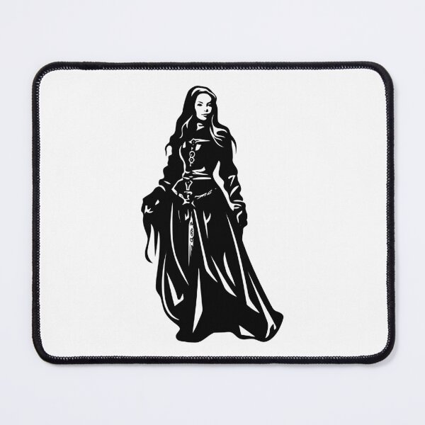 Item preview, Medieval Woman Cloaked Lady Renaissance Victorian Dress designed and sold by inkoutninja.