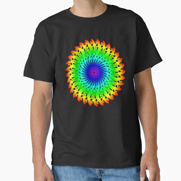 Item preview, Psychedelic Rainbow Gecko Flower designed and sold by SBVillard.