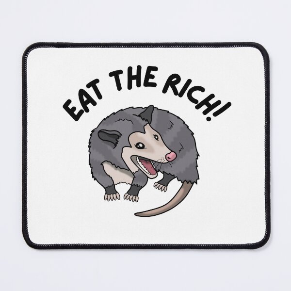 Item preview, Liberal Eat the Rich Possum- Outline designed and sold by NDeYoungLLC.