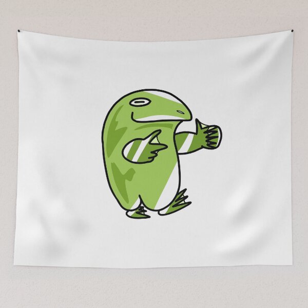 Item preview, Chill Green Frog – Funny Meme Style designed and sold by lunoxinfinity.