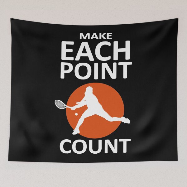 Item preview, Point by Point - Motivational Tennis Quote Design designed and sold by miaa-artistshop.
