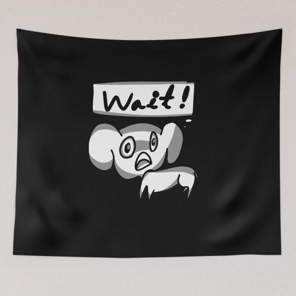 Item preview, Surprised Cartoon Dog Meme – "Wait!" designed and sold by lunoxinfinity.
