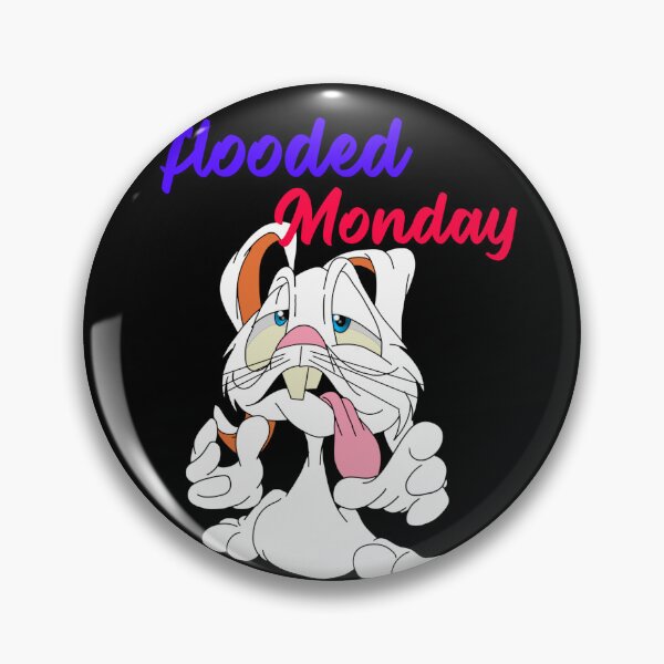 Item preview, Easter bunny flooded Monday  designed and sold by TheEndDesign.