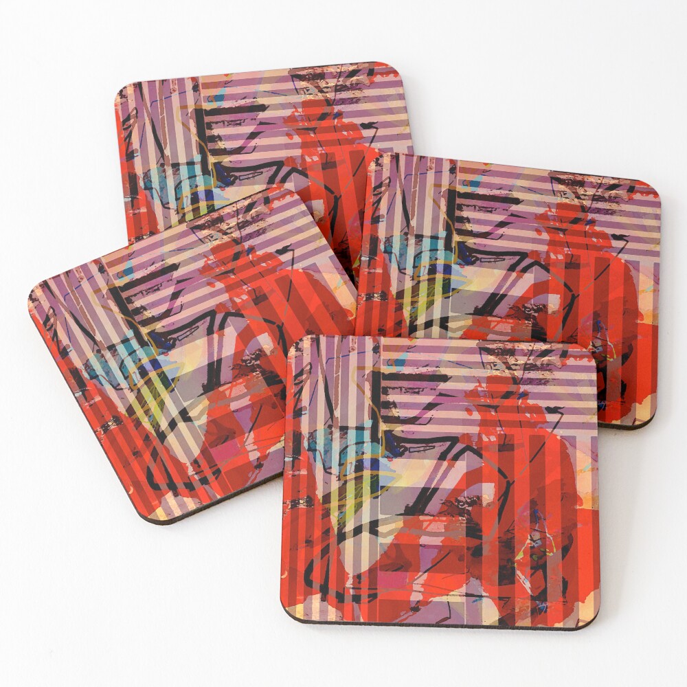 Item preview, Coasters (Set of 4) designed and sold by ViaARTfactory.