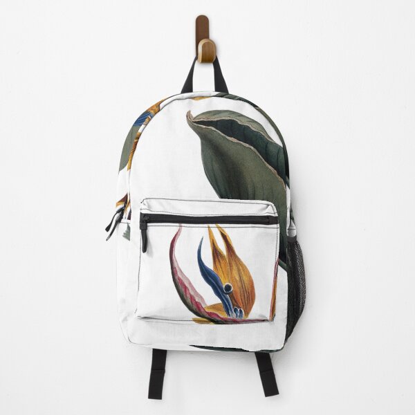 Item preview, Birds-of-Paradise Flowered Tote | Bird-of-Paradise Tropical Print | Strelitzia Reginae Gift | Vintage Watercolor Aesthetic designed and sold by GirlRuleBook.