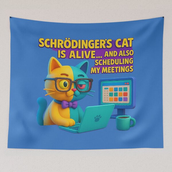 Item preview, Schrödinger's Cat – Quantum physics meets everyday office life designed and sold by Girih.