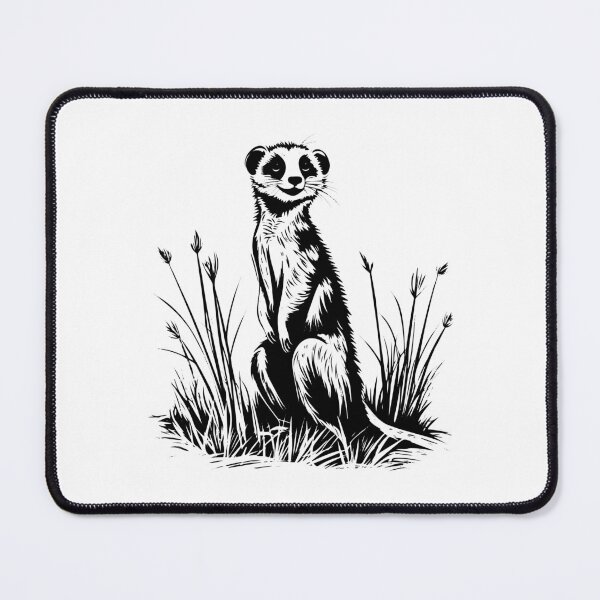 Item preview, Meerkat Suricata Mongoose Kalahari African Wild Mammal designed and sold by inkoutninja.
