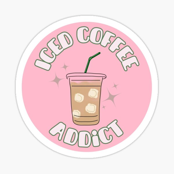 Item preview, Iced Coffee Addict designed and sold by chloedstewart.