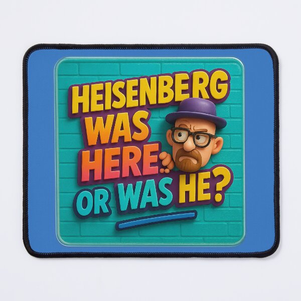 Item preview, Heisenberg Was Here – Science meets humor designed and sold by Girih.