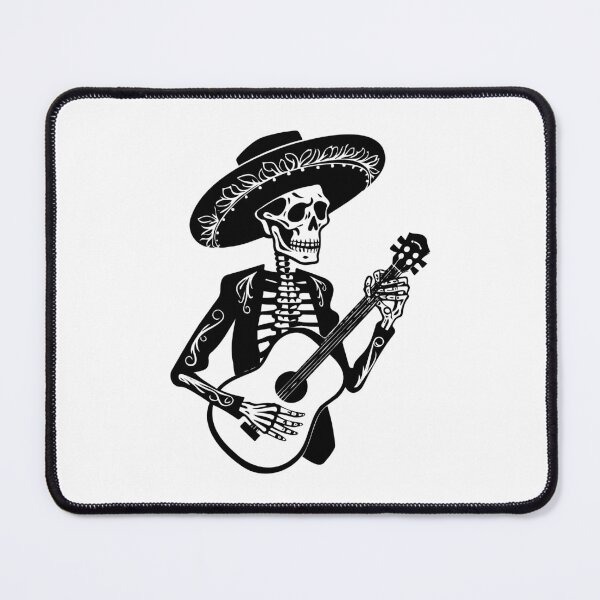 Item preview, Mariachi Skeleton Mexico Guitar Musician Serenade Charro designed and sold by inkoutninja.