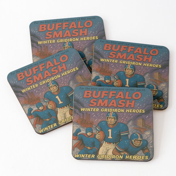 Item preview, Buffalo Smash : Winter Gridiron Heroes  designed and sold by Wavvy Threads.