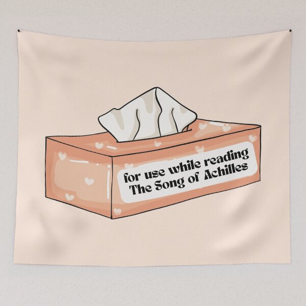 Item preview, the song of achilles tissue box designed and sold by ThiccAndSik.