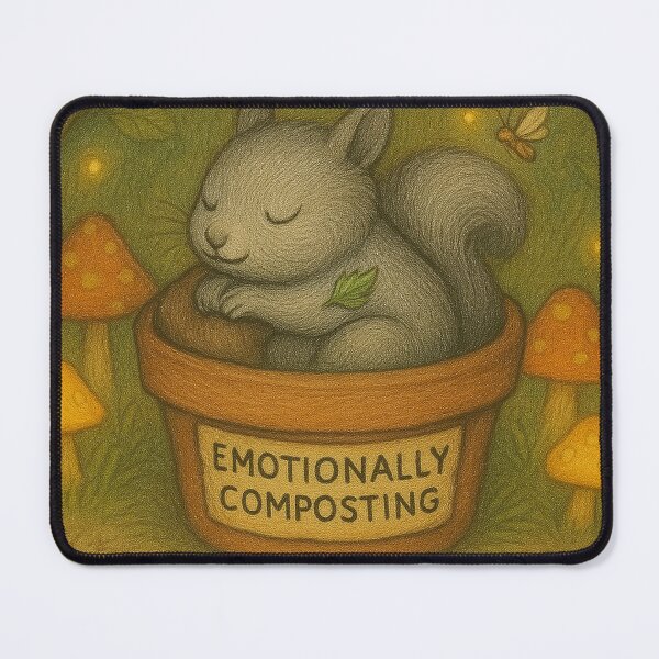 Item preview, Emotionally Composting Squirrel. Growth, Just the Weird Kind designed and sold by Kmhbelieve620.
