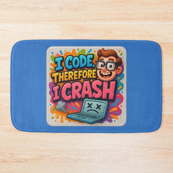 Artikelvorschau, Ich programmiere – und Crash gehört dazu! entworfen und verkauft von Girih.