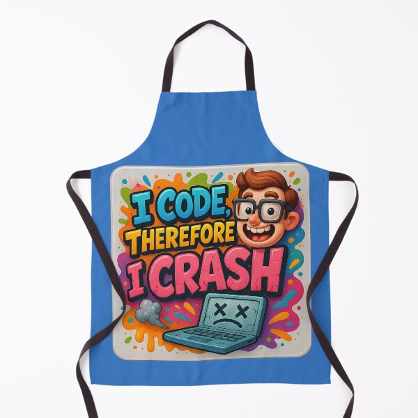 Artikelvorschau, Ich programmiere – und Crash gehört dazu! entworfen und verkauft von Girih.