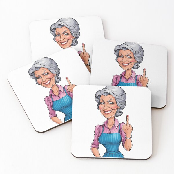 Item preview, Woman shows middle finger designed and sold by HolaJosephina.