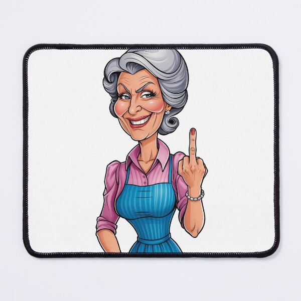 Item preview, Woman shows middle finger designed and sold by HolaJosephina.