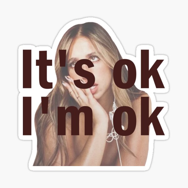 Item preview, It's ok I'm ok - Tate McRae designed and sold by YChangShop.