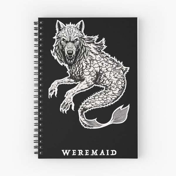 Item preview, weremaid series 2_on black designed and sold by AlienAardvark.