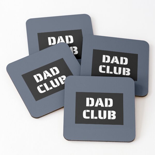Item preview, Dad Club, Stencil Font, Black Boxed Quotes designed and sold by AASparksDesigns.