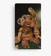 Troll Sculpture Canvas Print